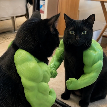 Meowscular Club Buff Cat Arms